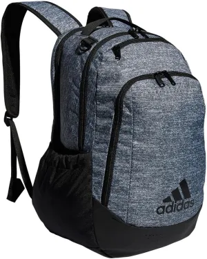 adidas Defender Sports Backpack with Shoe Compartment, Soccer Bag, Jersey Onix Grey/Black, One Size