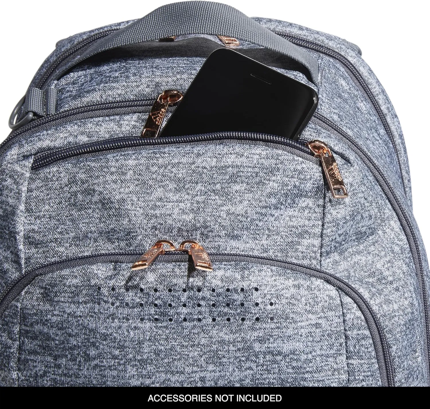 adidas Defender Sports Backpack with Shoe Compartment, Soccer Bag, Jersey Onix Grey/Onix Grey/Rose Gold, One Size