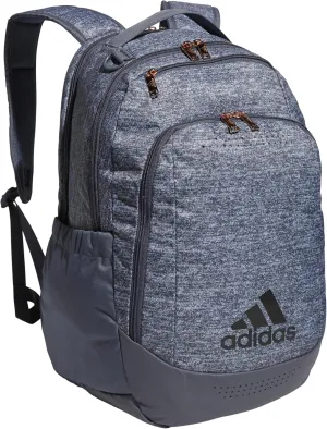adidas Defender Sports Backpack with Shoe Compartment, Soccer Bag, Jersey Onix Grey/Onix Grey/Rose Gold, One Size