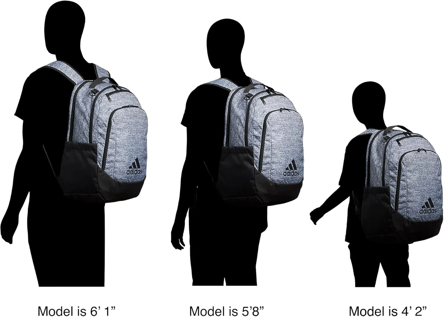 adidas Defender Sports Backpack with Shoe Compartment, Soccer Bag, Jersey Onix Grey/Onix Grey/Rose Gold, One Size