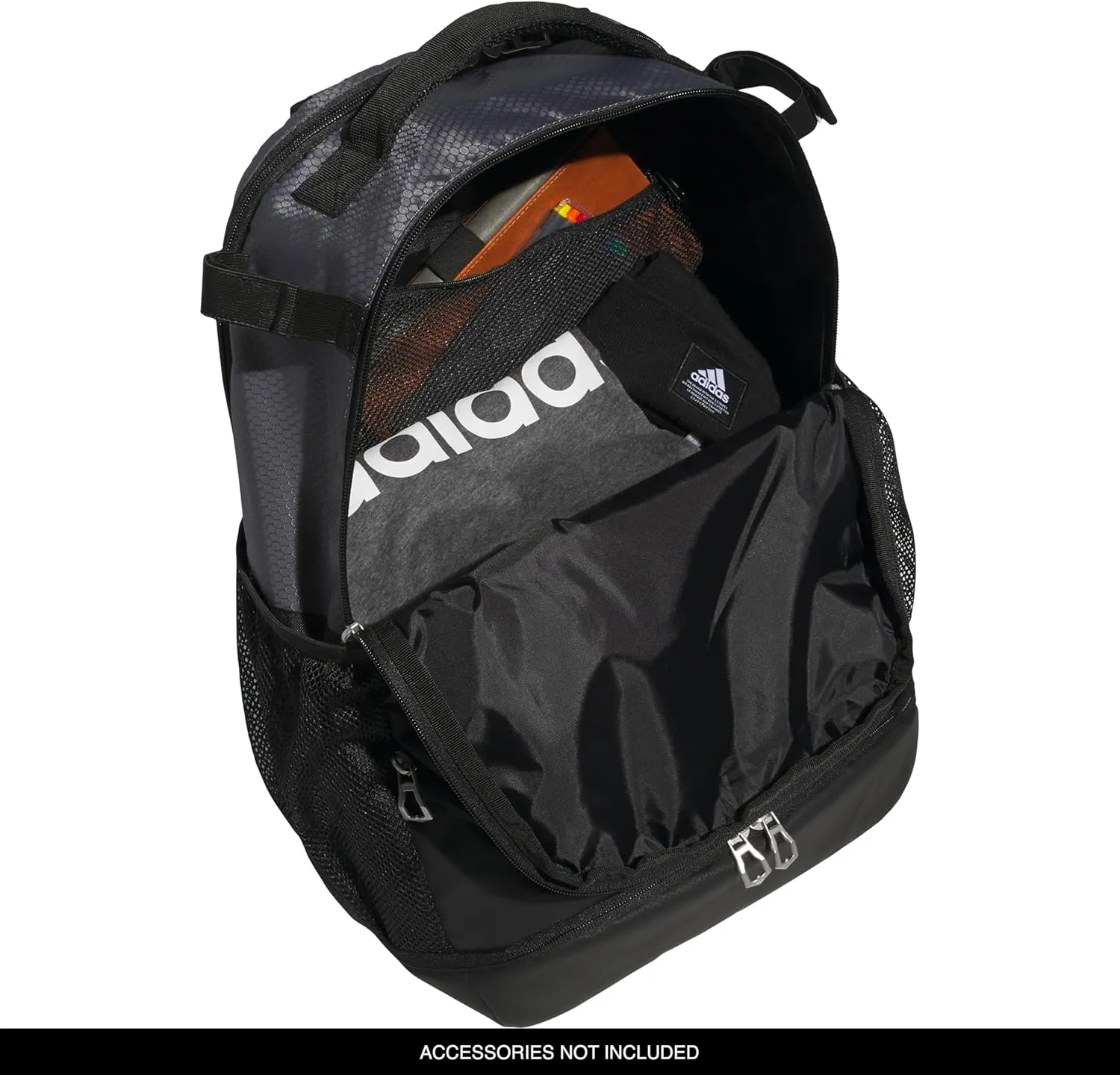 adidas Utility XL Team Backpack, Onix Grey/Black, One Size