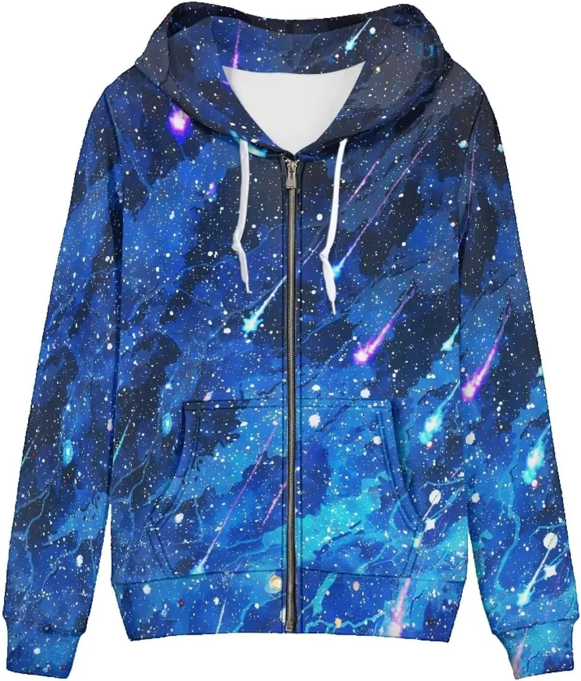 AFPANQZ Women's Casual Long Sleeve Hoodies Full Zipper Up Hoodie Sweatshirrts Thin Coat Loose Daily Wear Hoodie XS-5XL
