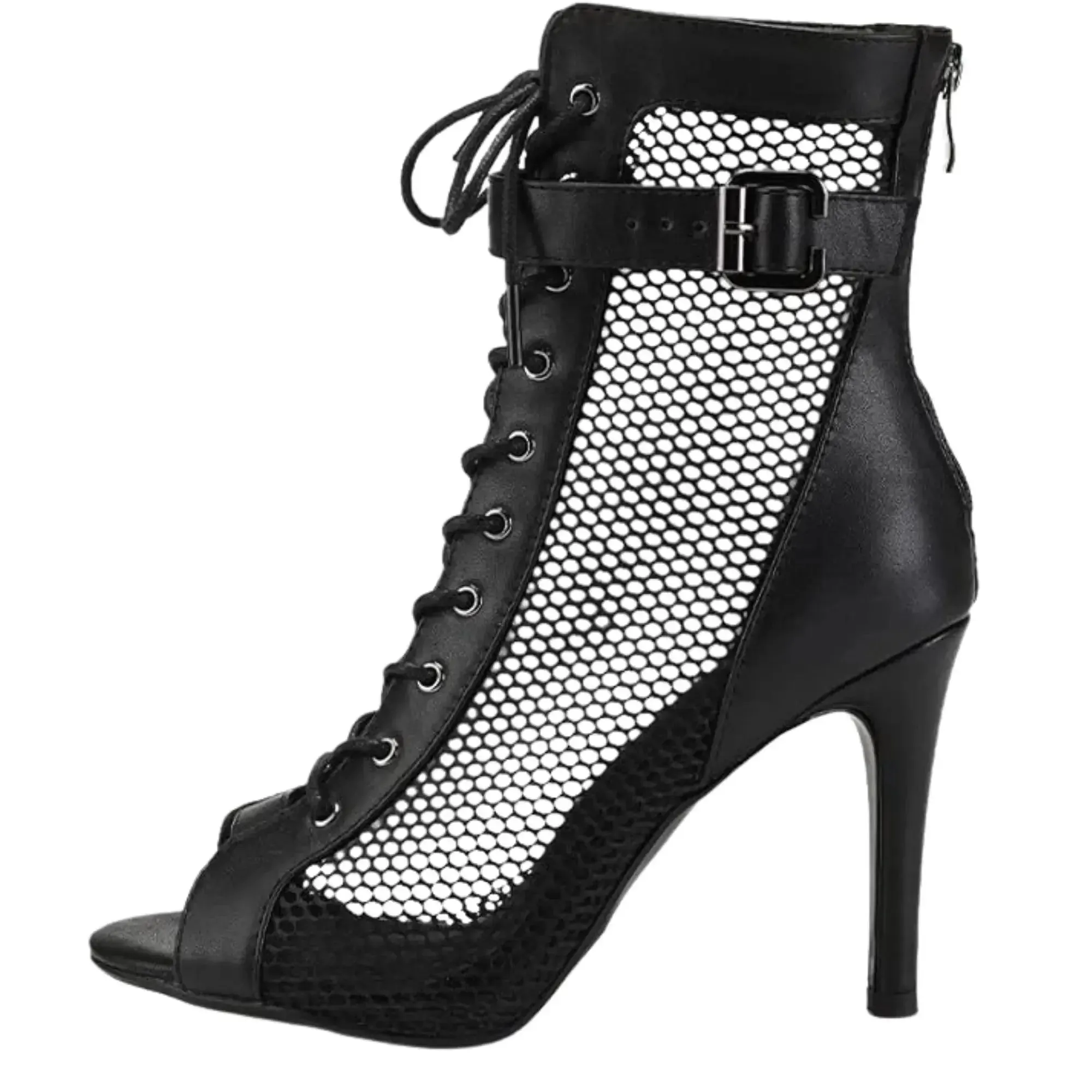 Ankle Strap Latin Ballroom Dance Heels - 10 cm