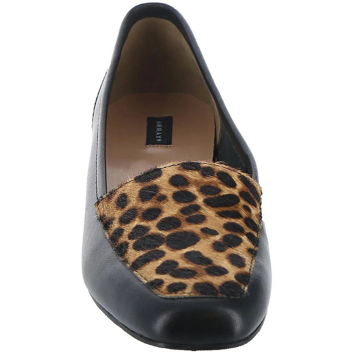Array Womens Freedom Leather Leopard Print Loafers