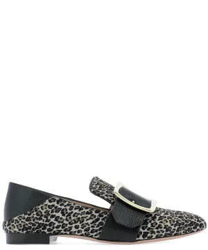 Bally Buckled Animalier Printed Loafers