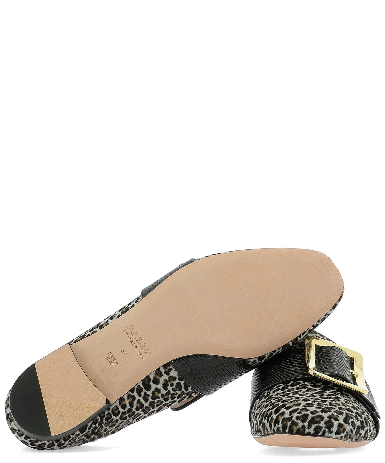 Bally Buckled Animalier Printed Loafers
