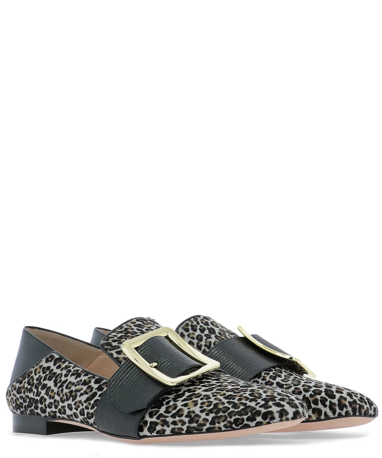 Bally Buckled Animalier Printed Loafers