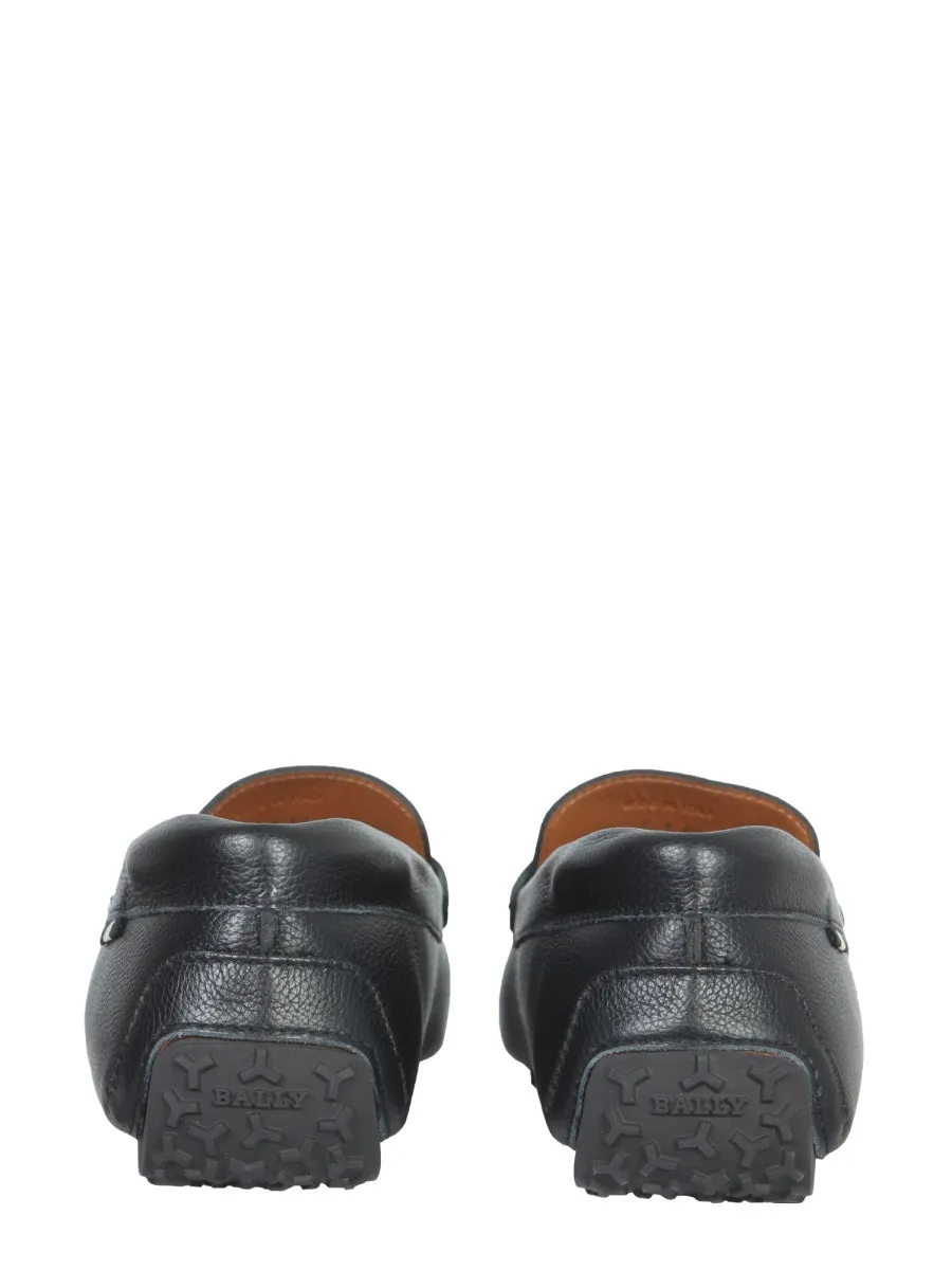 Bally Pavel Pebbled Loafers