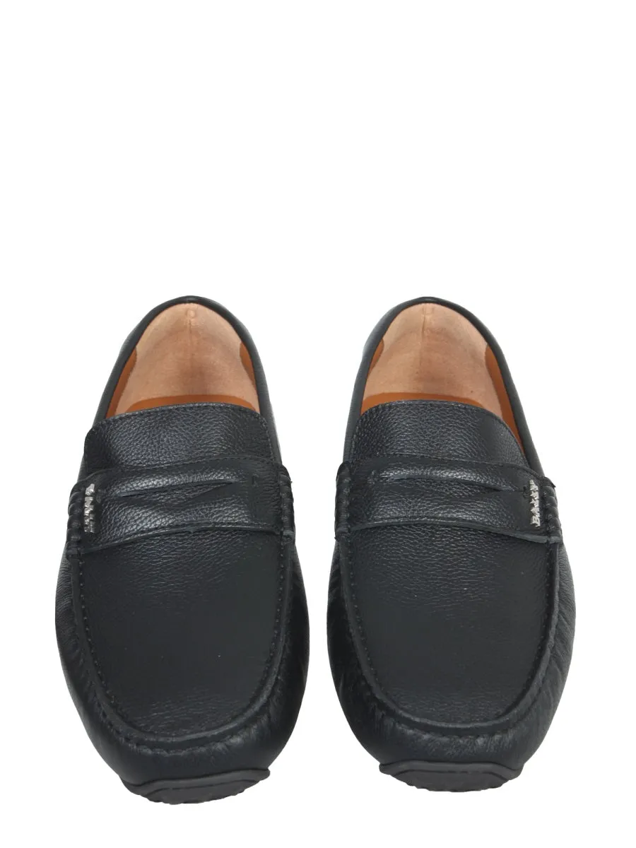 Bally Pavel Pebbled Loafers