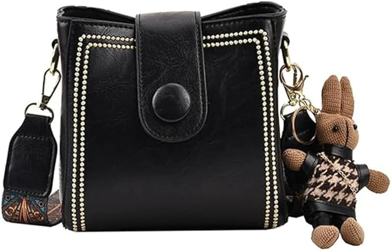 Bootara Bucket Bag, Vintage Crossbody Bag With Adjustable Wider Shoulder Strap, Womens Retro Large Capacity Water Bucket