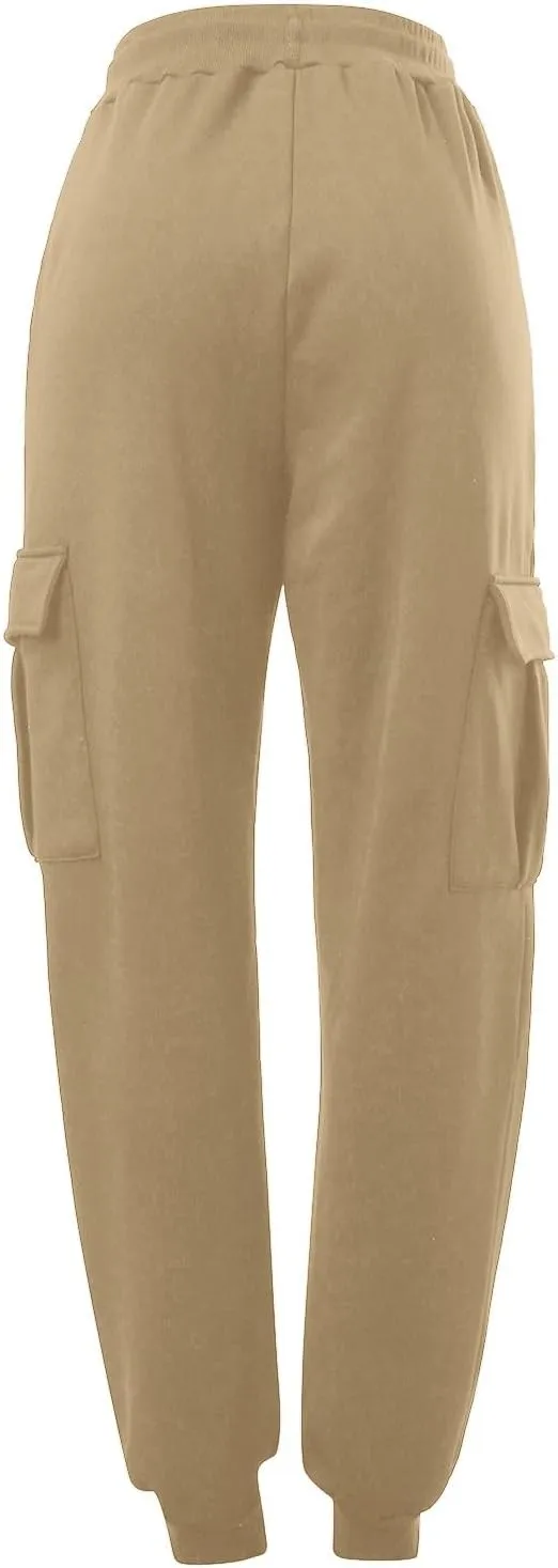 Cargo Sweatpants for Men Loose Fit Mens Athletic Pants with Zipper Pockets Men's Long Exercise Pants Compression Capris Men