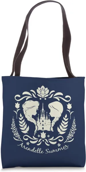 Disney Frozen Arendelle Summer Elsa & Anna Silhouettes Tote Bag