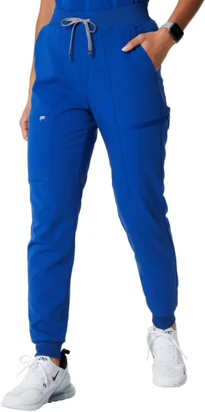 Fabletics Women's High Rise Active Scrub Jogger - MotionTech, 4-Way Stretch, Pocket-Packed, Lightweight, Semi-Slim Fit