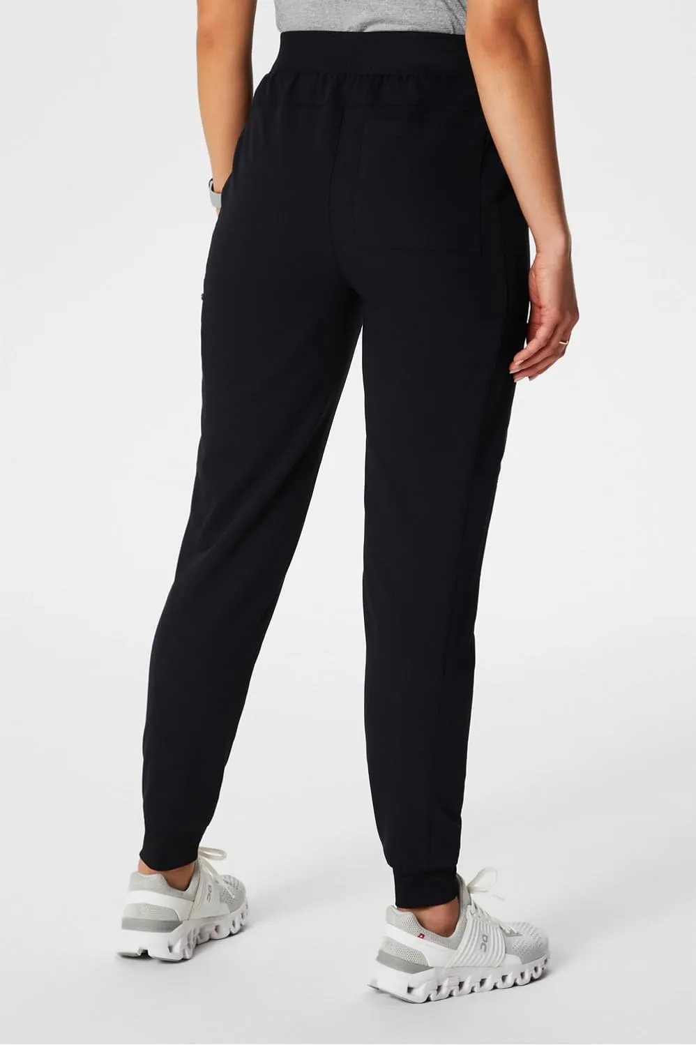 Fabletics Women's High Rise Active Scrub Jogger - MotionTech, 4-Way Stretch, Pocket-Packed, Lightweight, Semi-Slim Fit