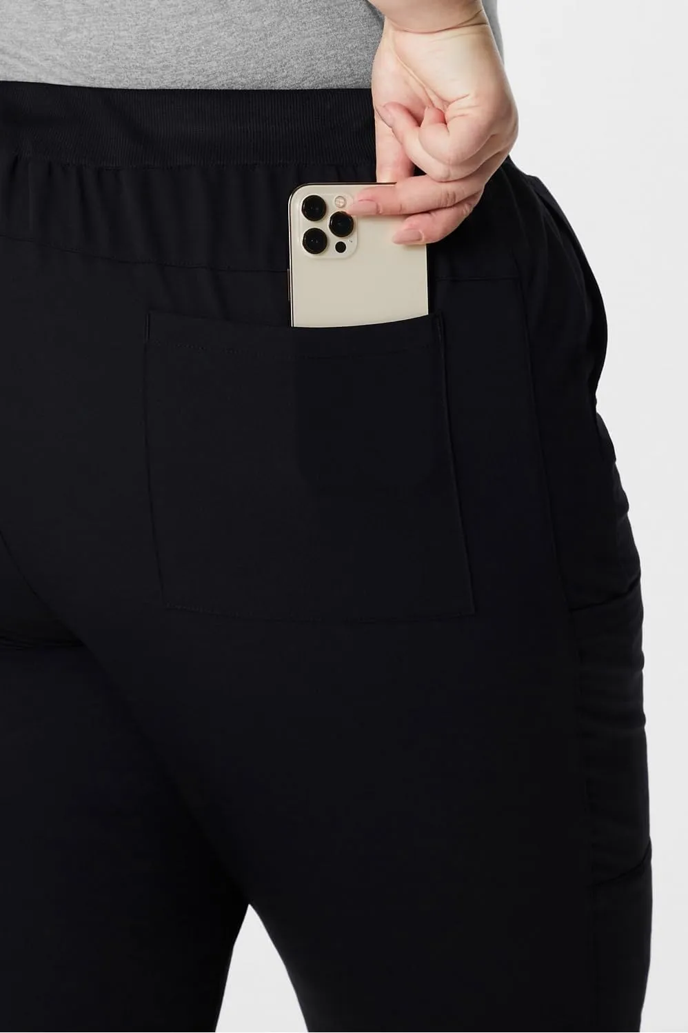 Fabletics Women's High Rise Active Scrub Jogger - MotionTech, 4-Way Stretch, Pocket-Packed, Lightweight, Semi-Slim Fit
