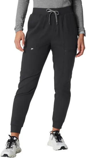 Fabletics Women's High Rise Active Scrub Jogger - MotionTech, 4-Way Stretch, Pocket-Packed, Lightweight, Semi-Slim Fit