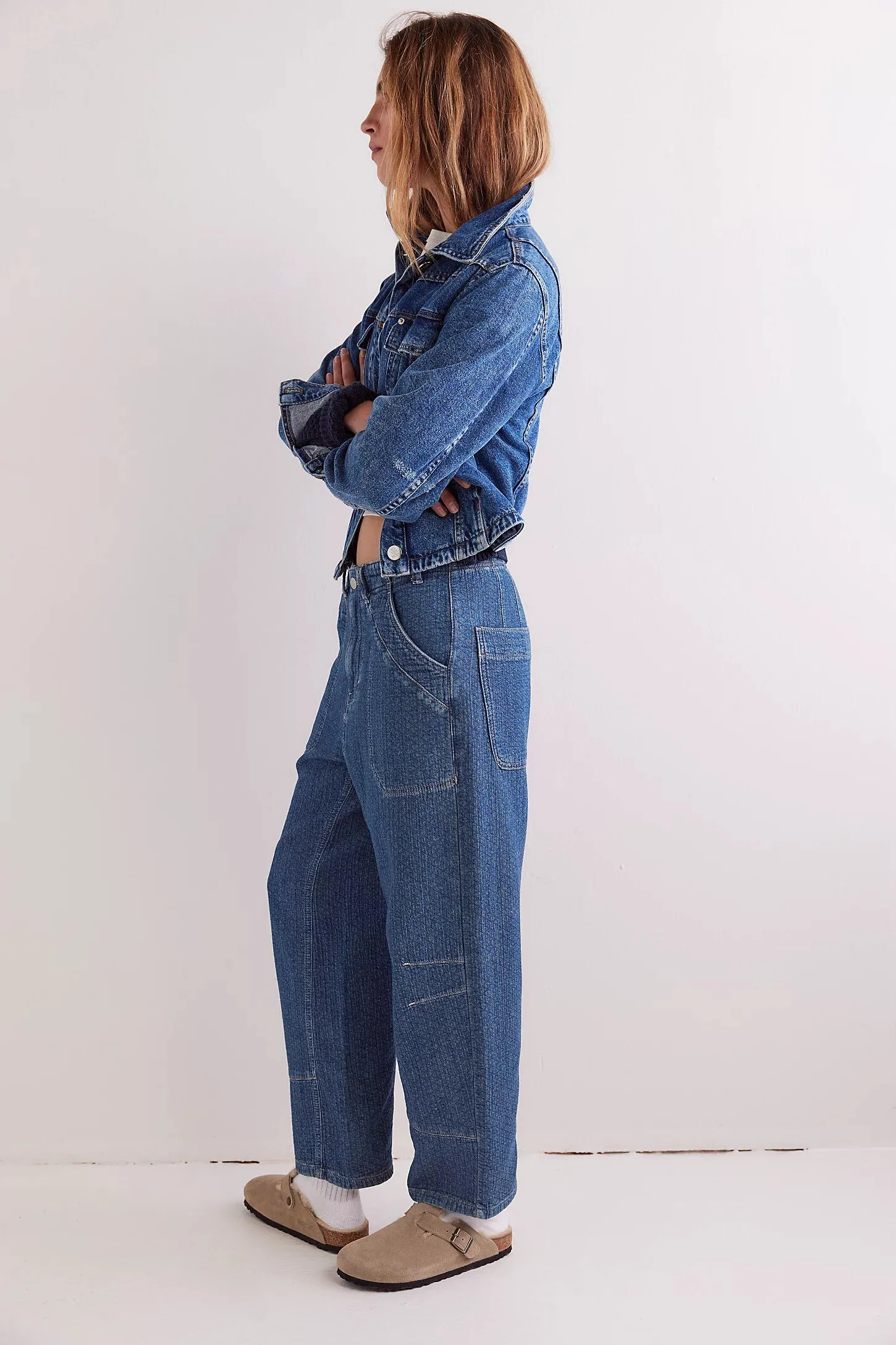 Free People Midnight Voyage Harem Jeans