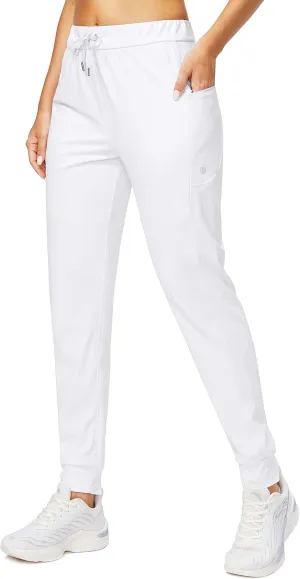 G Gradual Women's Joggers Pants with Zipper Pockets Stretch Tapered Athletic Joggers for Women Lounge, Jogging, Workout