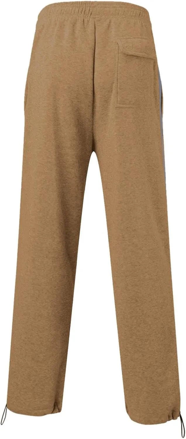 GIERIDUC Men's Athletic Running Joggers Stretch Country Corduroy Pants Mens Sherpa Lined Sweatpants Best Dress Pants for Men