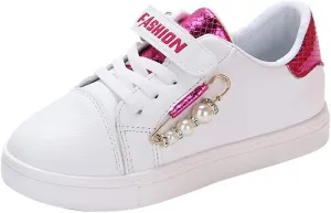Girls Tennis Running Shoes Fashion Lightweight Athletic Walking Sneakers Children Flat Sport Shoes for Boys Girls