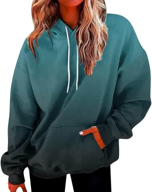 GOFULY Women'S Fashion Hoodies & Sweatshirts Long Sleeve Drawstring Hoodies Western Aztec Print Oversized Fall Tops Clothes