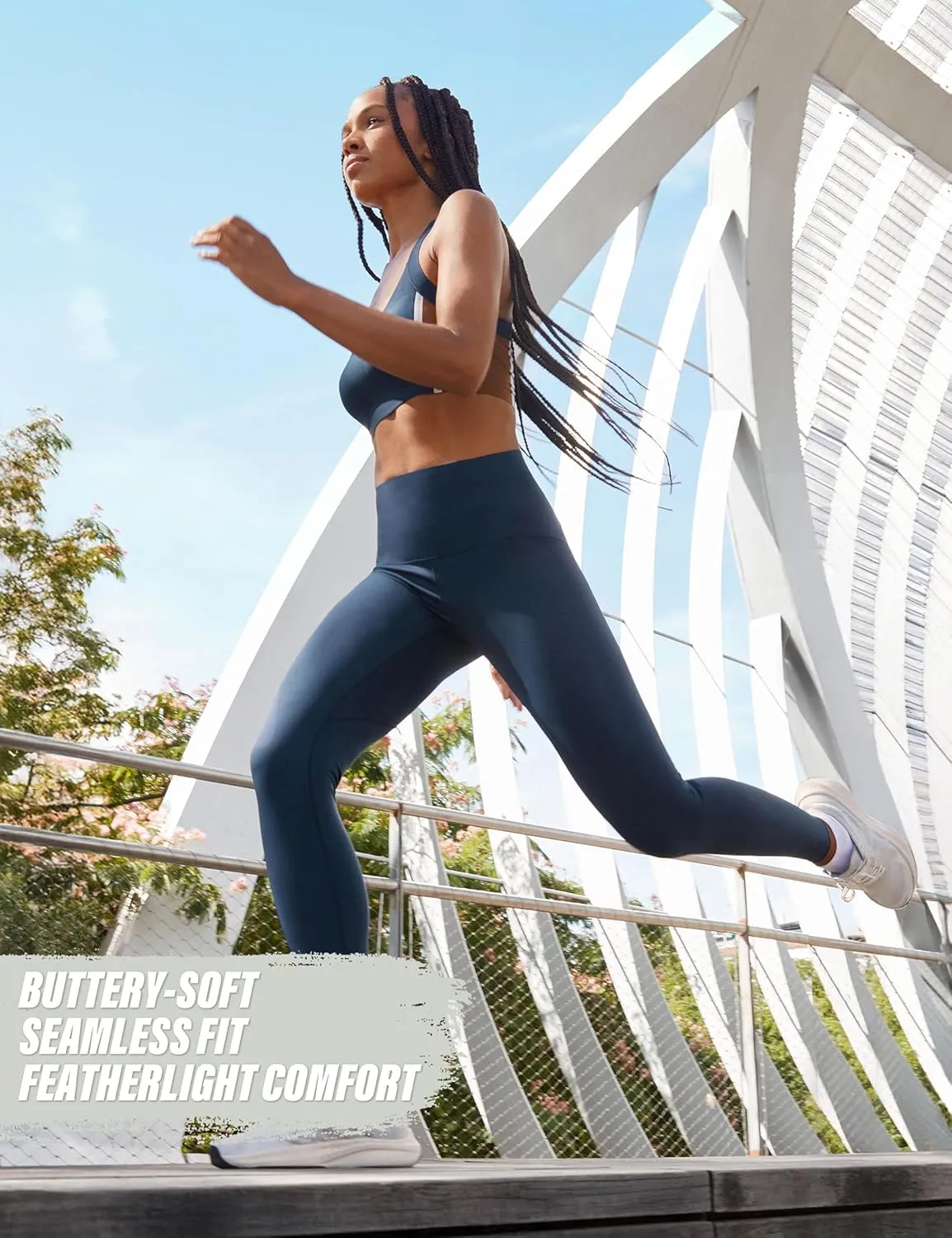 High Waisted Leggings for Women, Tummy Control Leggings No See Through Workout Yoga Pants