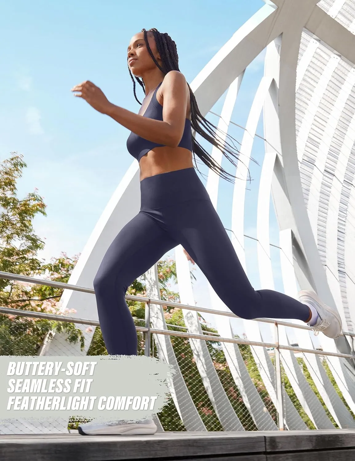 High Waisted Leggings for Women, Tummy Control Leggings No See Through Workout Yoga Pants