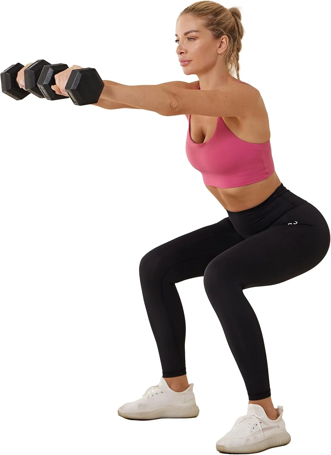 High Waisted Workout Leggings for Women, Buttery Soft 7/8 Length Yoga Pants with Hidden Pocket
