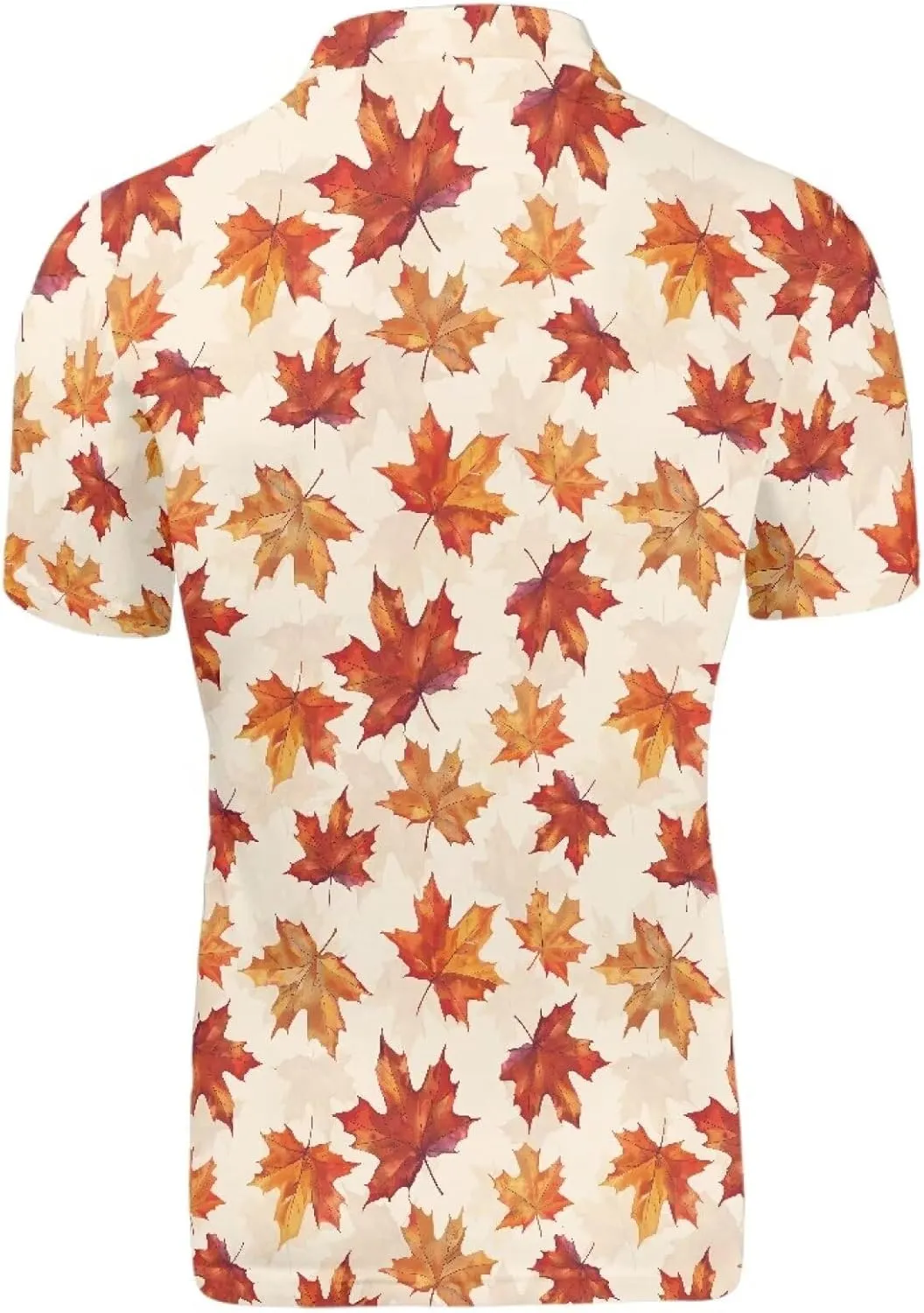 HUGS IDEA Pineapple Pattern Men's Short Sleevee Pique Hawaiian T-Shirts
