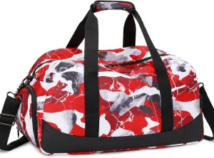 JIANYA Kids Overnight Duffle Bag Boys Sports Bag Gymnastics Bag with Shoe Compartment & Wet Pocket, Carry On Sleepover Bag Gym Bag for Kid Boys