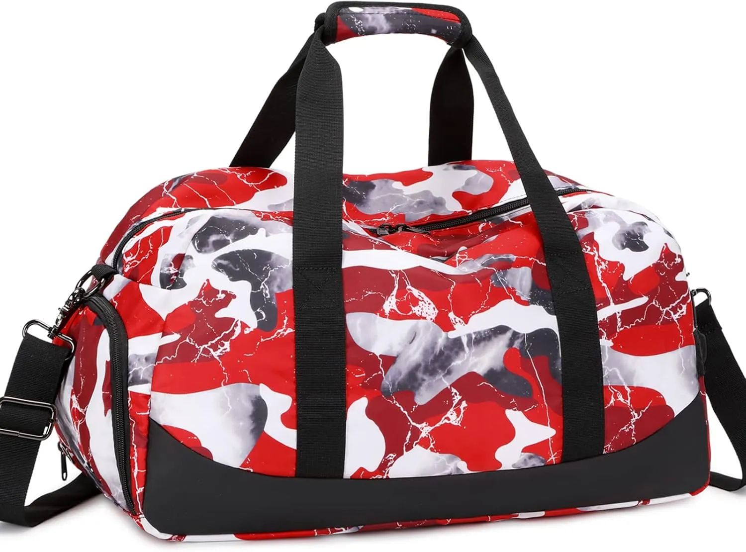 JIANYA Kids Overnight Duffle Bag Boys Sports Bag Gymnastics Bag with Shoe Compartment & Wet Pocket, Carry On Sleepover Bag Gym Bag for Kid Boys