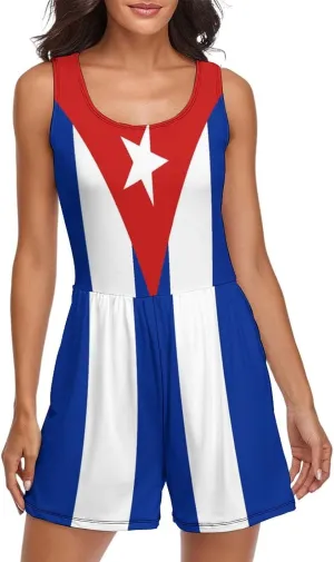 Jumpsuit for Women Summer Sun Beach Camisole Womens Sundress Casual Sexy Beach Clothes