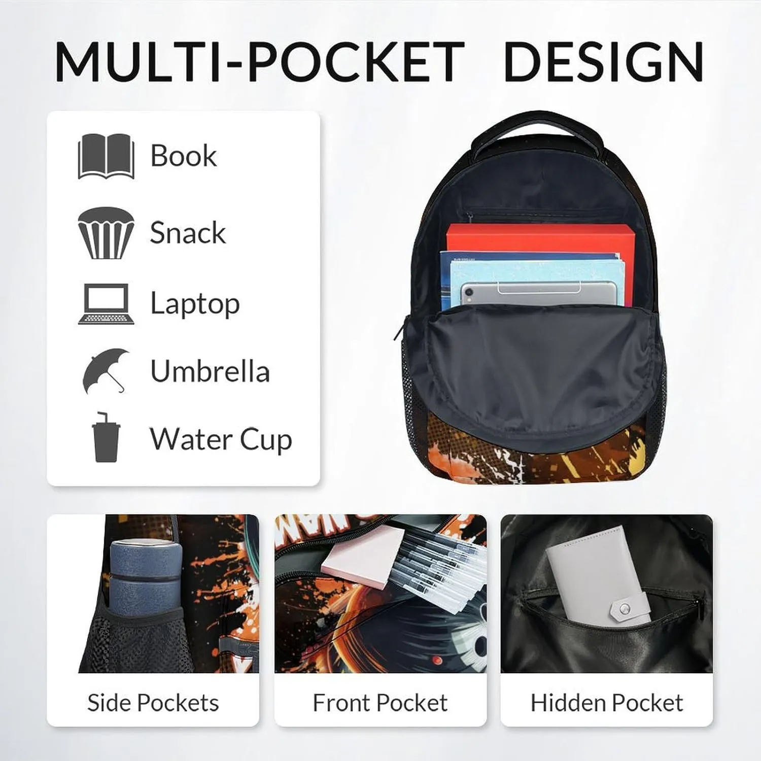 Kids Backpack Boys - Personalized Bowling Backpacks Set for School - Sports Bookbag with Lunch Bag & Pencil Case - Bowling Ball Book Bags for Elementary Middle School