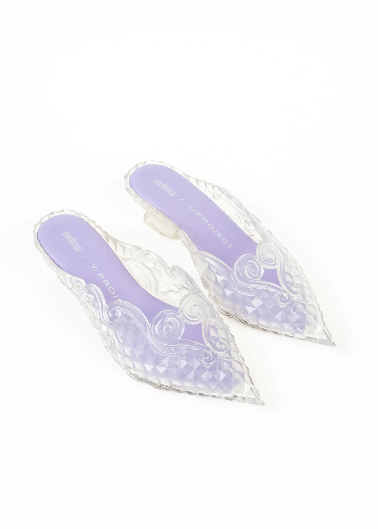 LILAC / CLEAR MELISSA POINT MULE