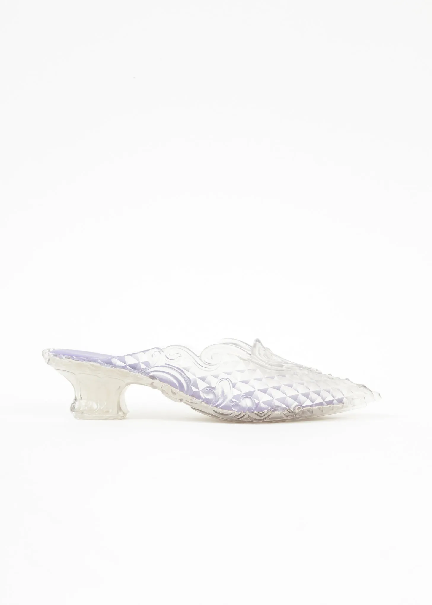 LILAC / CLEAR MELISSA POINT MULE