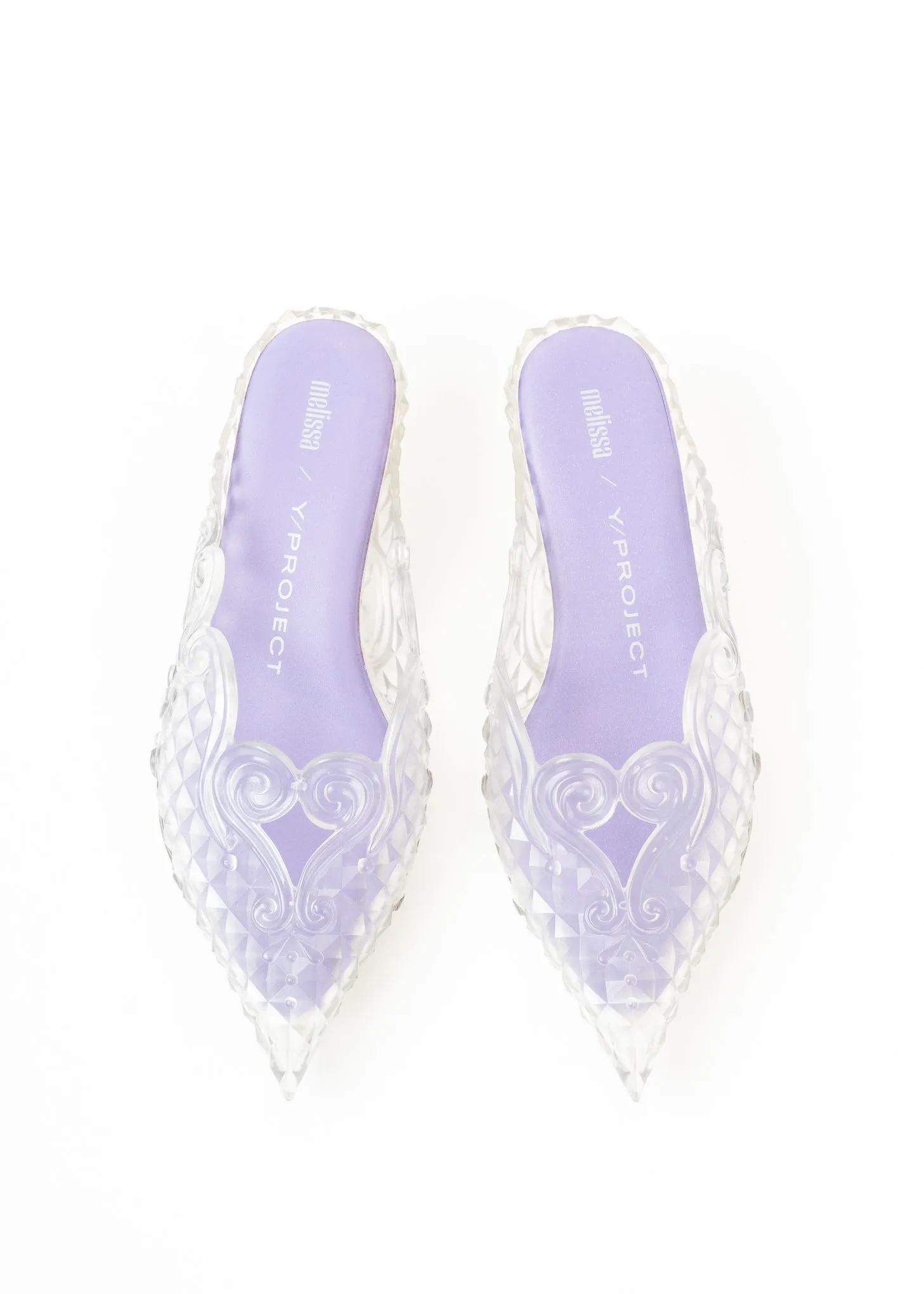LILAC / CLEAR MELISSA POINT MULE