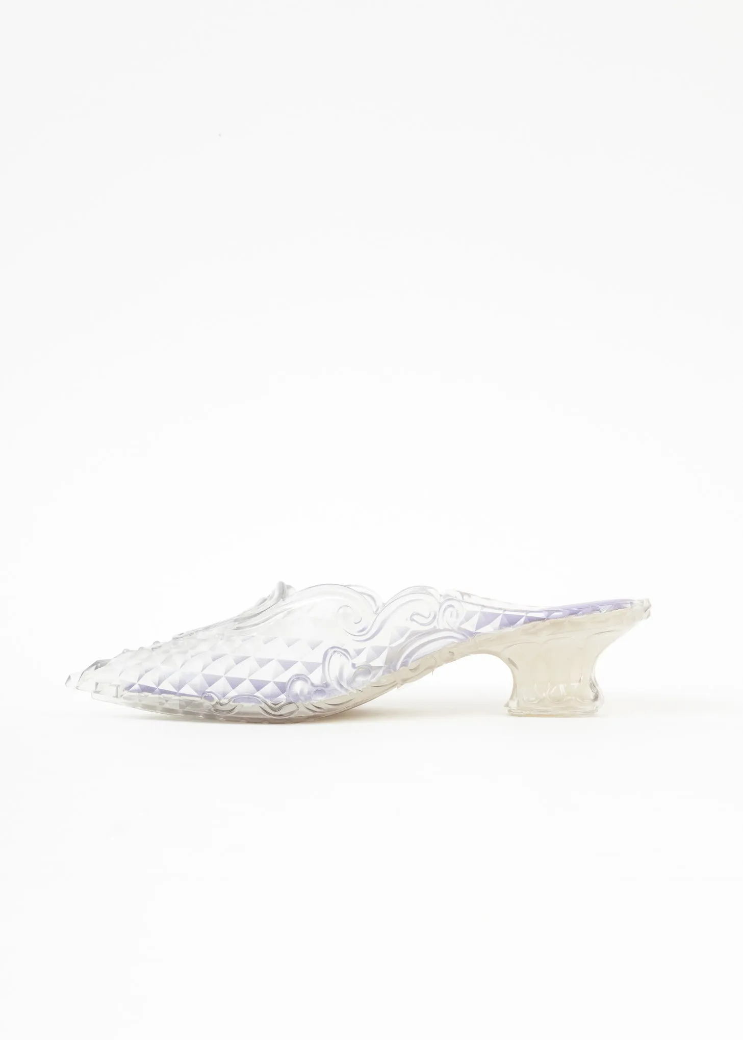 LILAC / CLEAR MELISSA POINT MULE
