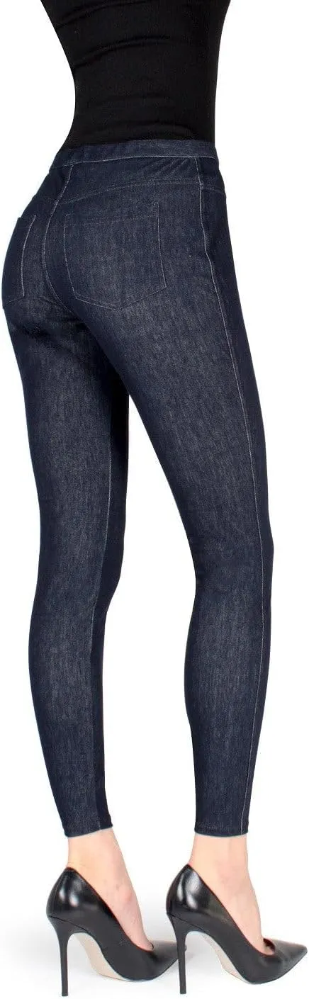 MeMoi High-Waisted Skinny Jean Leggings