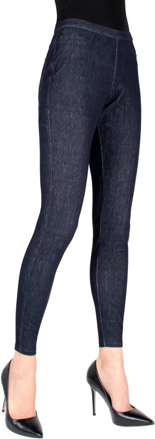 MeMoi High-Waisted Skinny Jean Leggings
