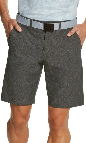Mens Dry Fit Golf Shorts 10 in Inseam - Quick Dry Casual Chinos w/Elastic Waist