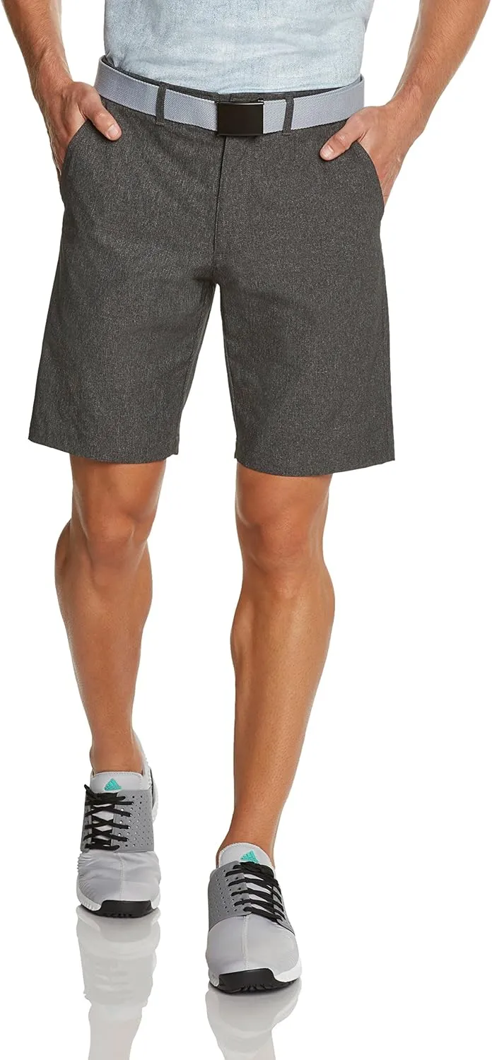 Mens Dry Fit Golf Shorts 10 in Inseam - Quick Dry Casual Chinos w/Elastic Waist