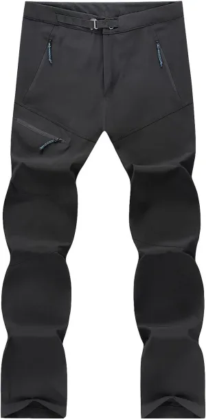 Mens Lightweight Pants Regular Fit Cotton Breathable Outdoor Sport Sweatpants Casual Skinny-Fit Loose Trousers