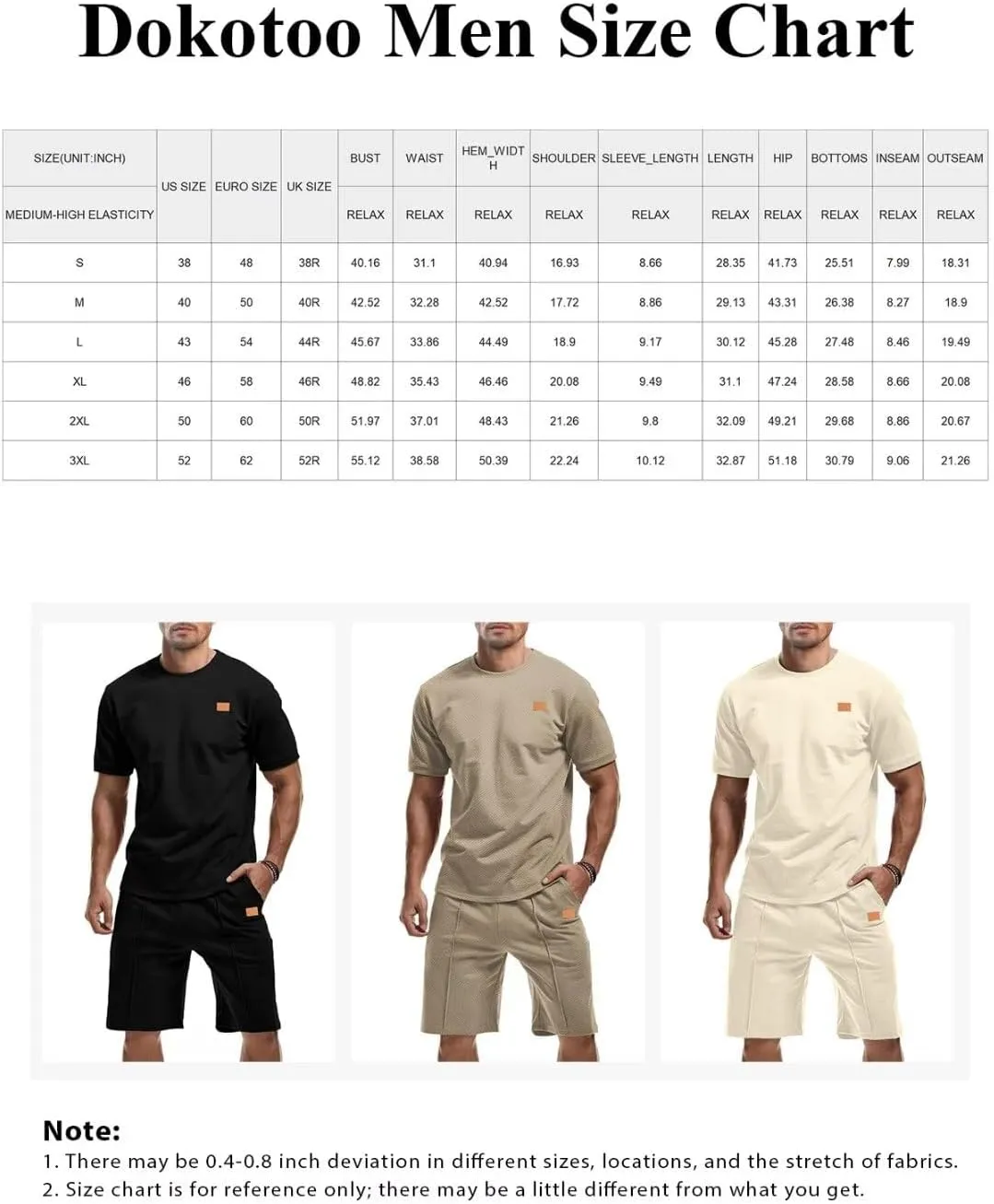Mens Short Sets 2 Piece Outfits Summer Casual T Shirts and Shorts Tracksuit Sets with Pockets