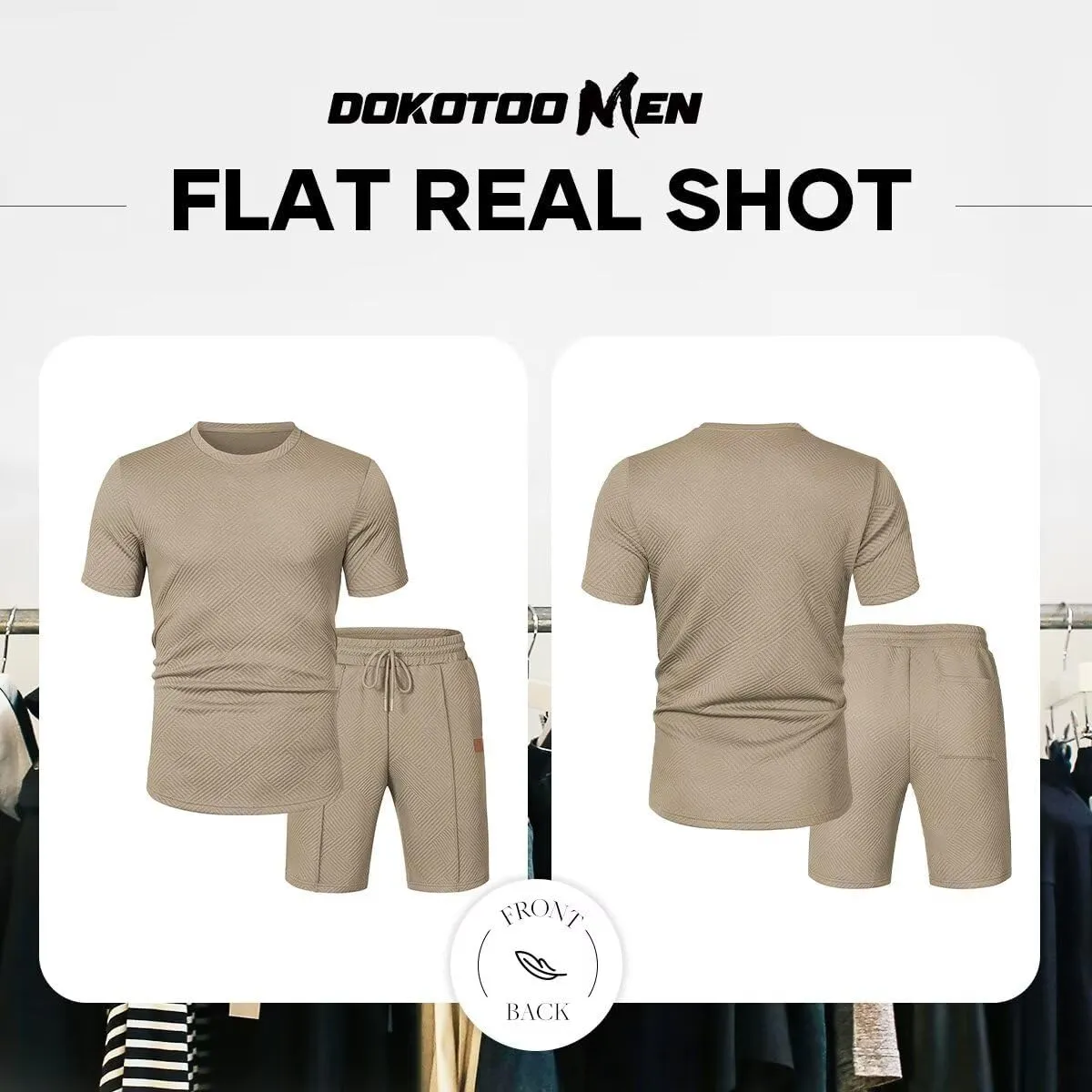 Mens Short Sets 2 Piece Outfits Summer Casual T Shirts and Shorts Tracksuit Sets with Pockets