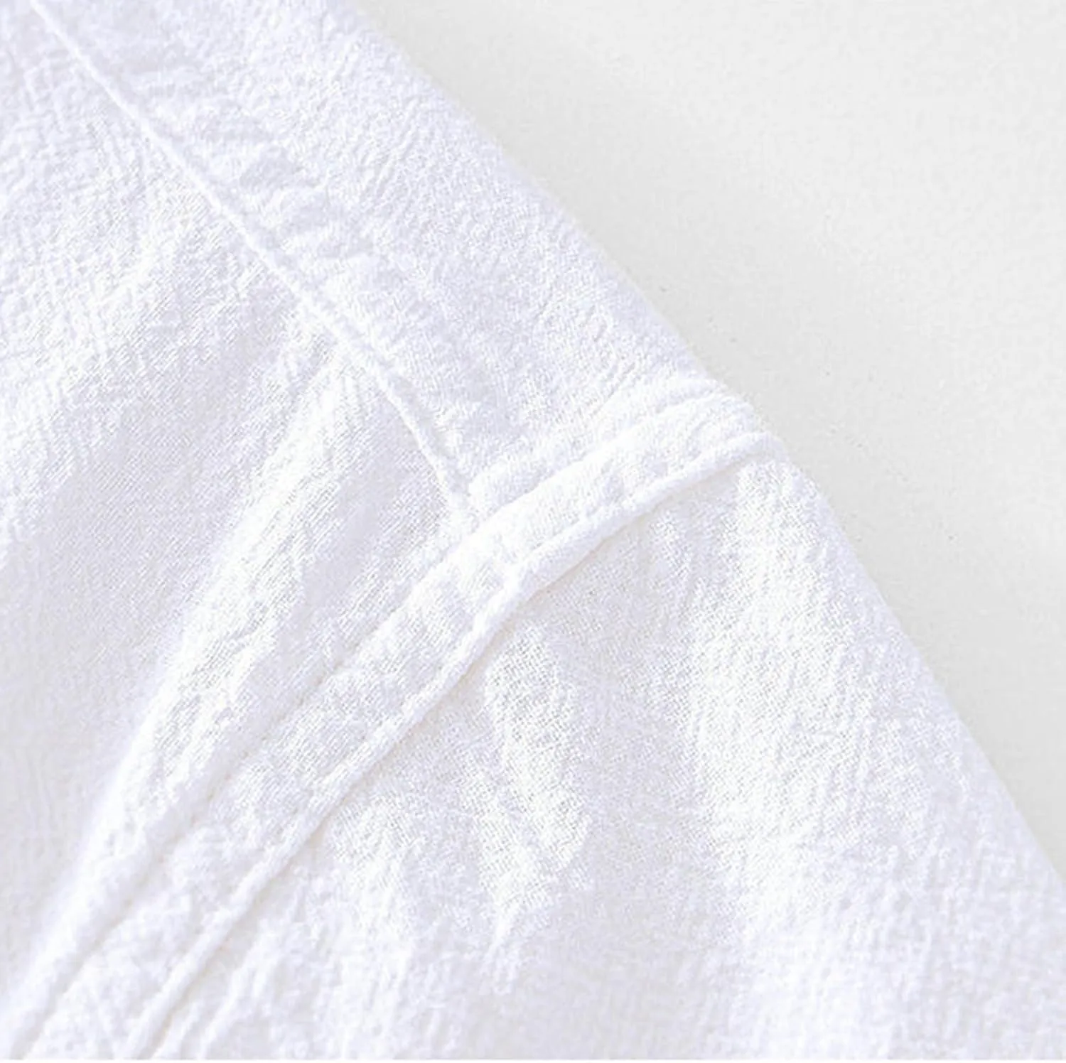 Men's Summer Shirts Short Sleeve Semi Button Down Button Down Shirt Solid Color Blouse Casual Linen Undersirts