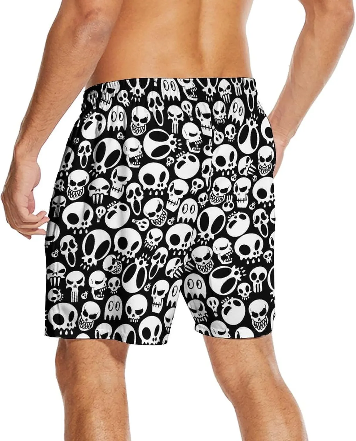 Men's Swim Trunks with Compression Liner Quick Dry 7 Inch Bathing Suit Board Shorts Swimwear
