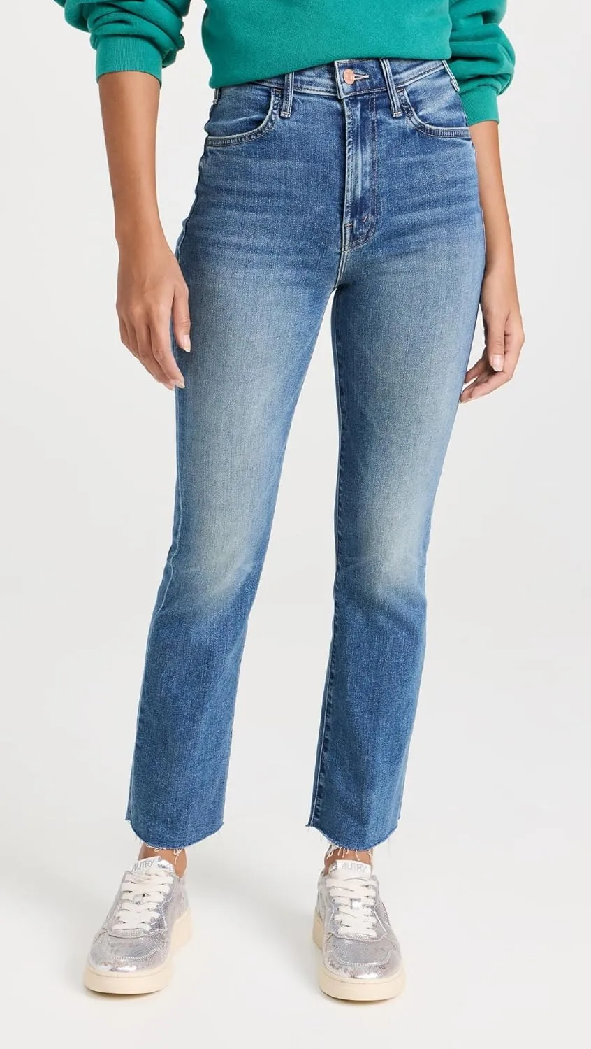 MOTHER Women's The Hustler Ankle Fray Jeans
