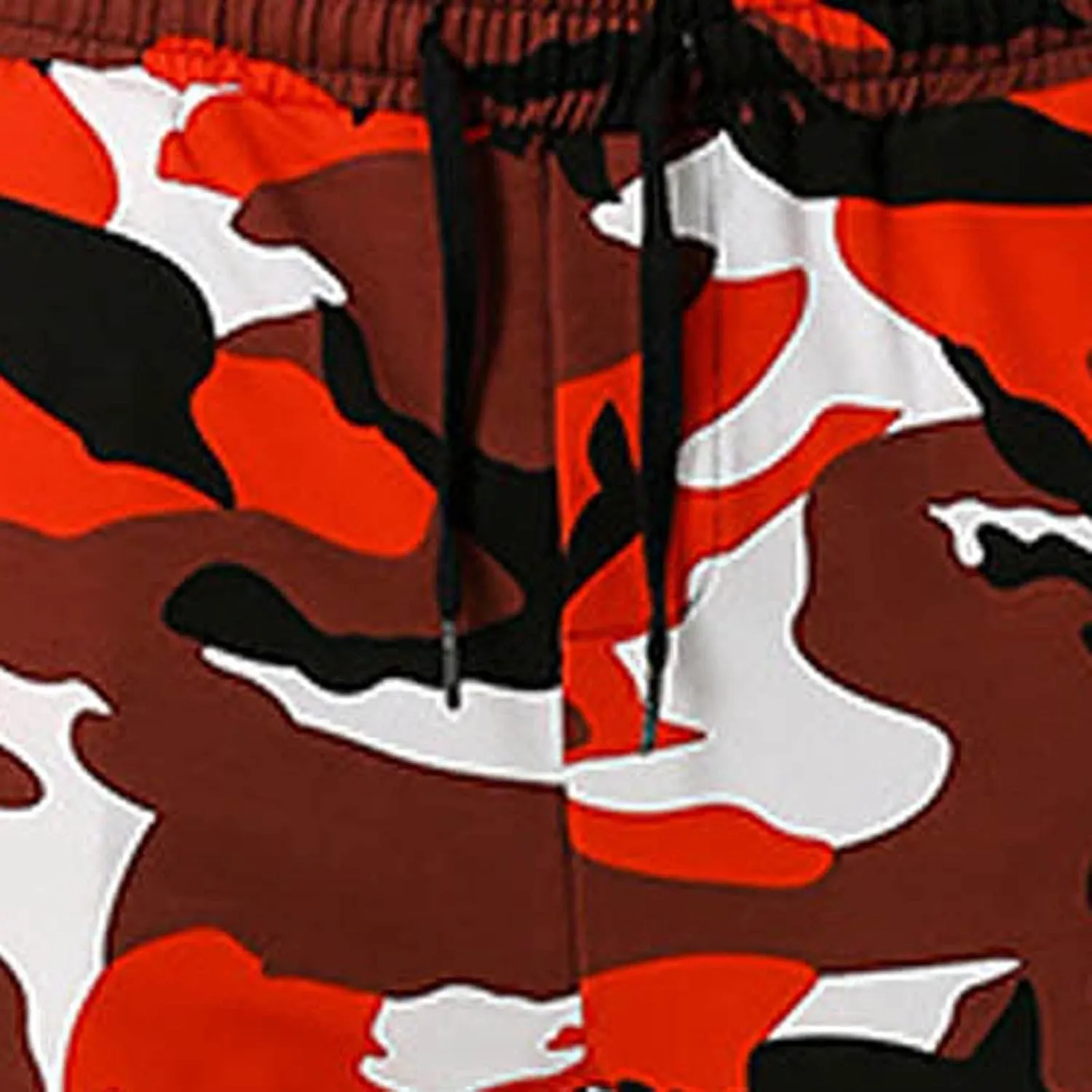 Muscularfit Athletic Pants for Men 2024 Trendy Stretch Waist Camo Pant Causal Drawstring Multi Pockets Camouflage Sweatpants
