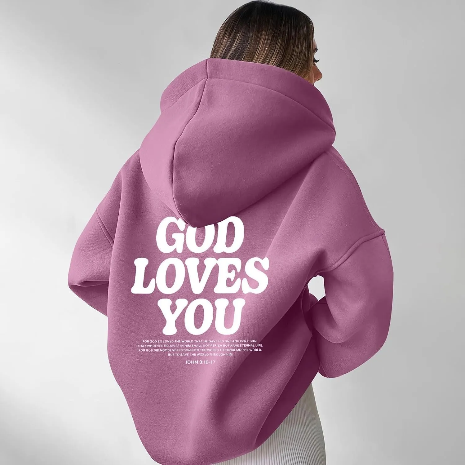 Oversized Hoodies for Women 2024 Long Sleeve V Neck Letter Printing Sweatshirts Fall Fashion Classic Athletic