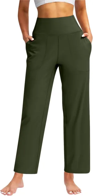 Pants for Women, with Pockets Linen Pants Women High Waisted Sweatpants Casual